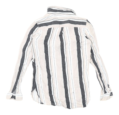 Womens UK Size 8 NEXT Multicoloured Basic Button-Up