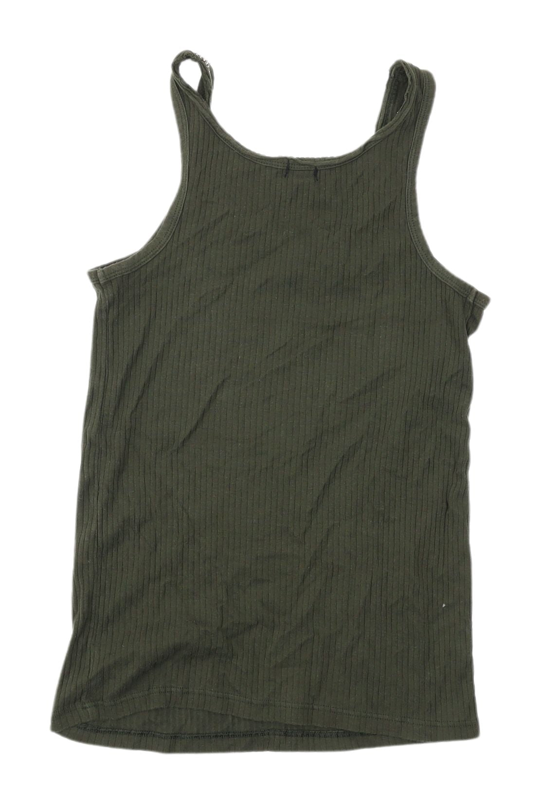 Womens UK Size 6 River Island Green Basic Tank