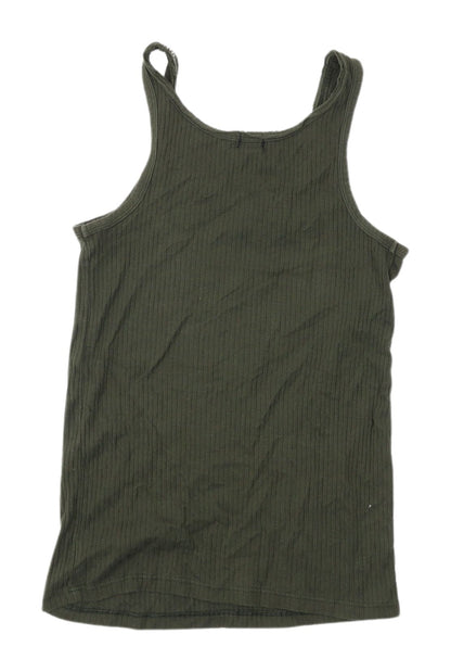 Womens UK Size 6 River Island Green Basic Tank