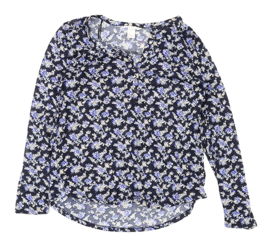 Womens UK Size 10 H&M Multicoloured Basic Blouse
