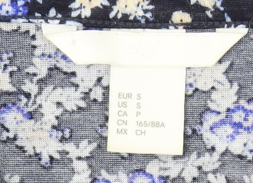 Womens UK Size 10 H&M Multicoloured Basic Blouse