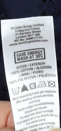 Dorothy Perkins Women's Blue Lace Sheath Dress Size 8