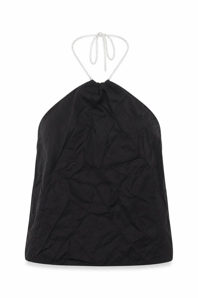 Womens UK Size XS H&M Black Camisole Tank