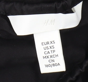 Womens UK Size XS H&M Black Camisole Tank