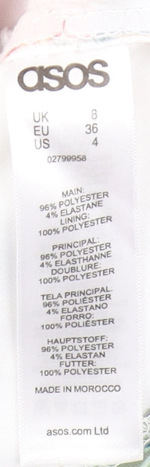 ASOS Women's Multicoloured Floral Wrap Shorts