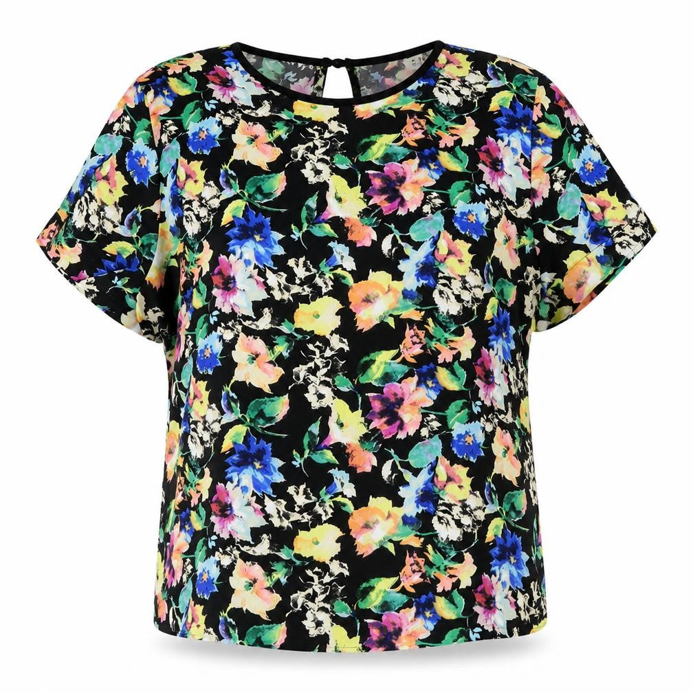 Womens UK Size 12 ASOS Multicoloured Basic Blouse