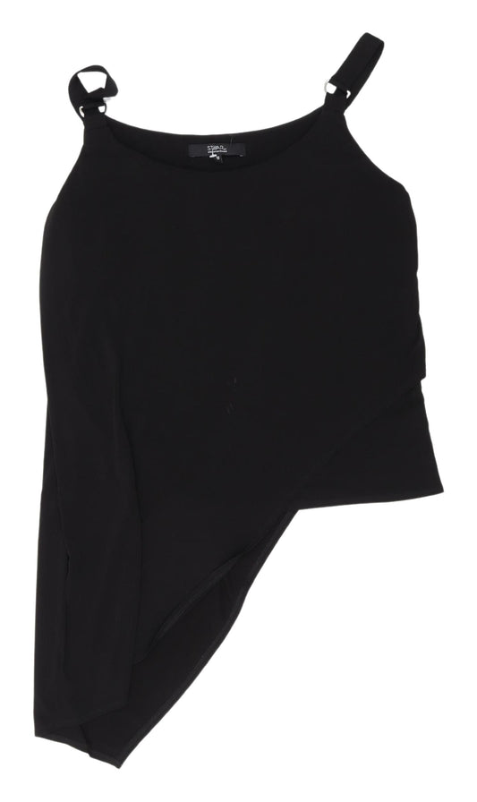 Womens UK Size 18 STAR by Julien Macdonald Black Basic Tank