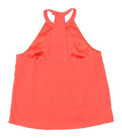 Womens UK Size 12 H&M Red Basic Tank
