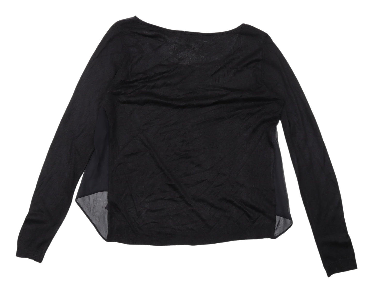 Womens UK Size 12 NEXT Black Basic Blouse