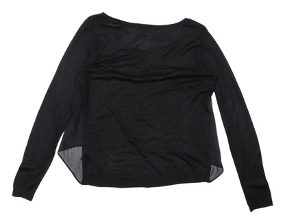 Womens UK Size 12 NEXT Black Basic Blouse