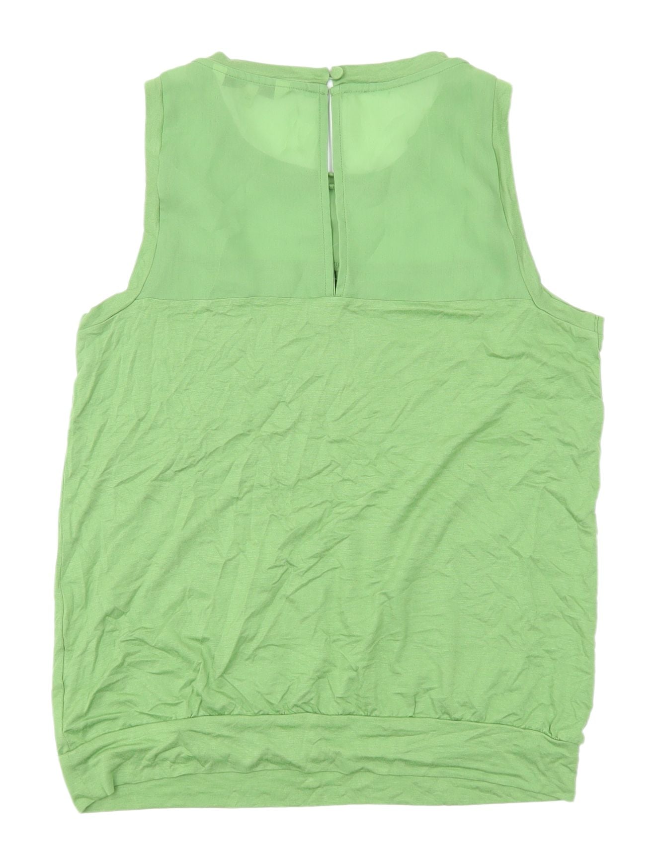 Womens UK Size 10 NEXT Green Basic Tank