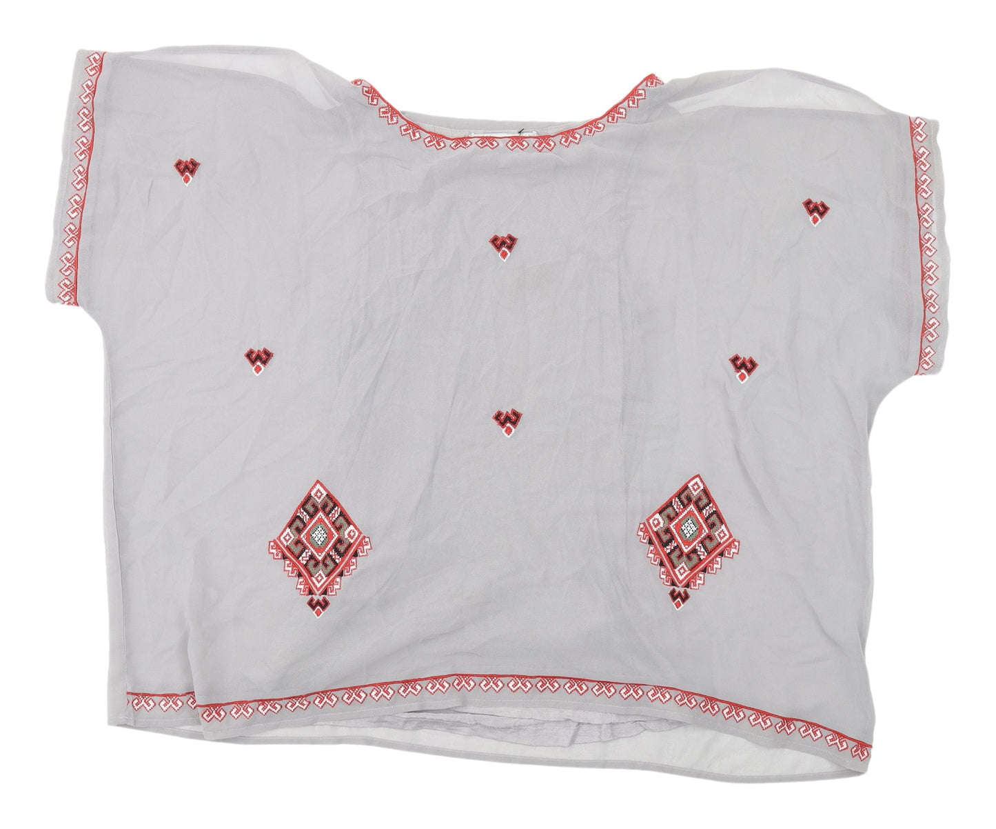 Womens UK Size 10 NEXT White Basic Blouse