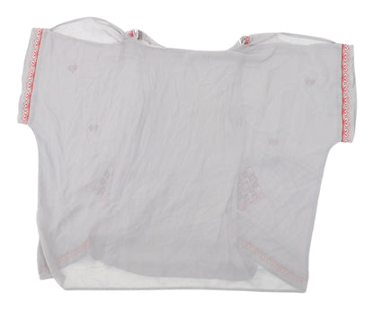 Womens UK Size 10 NEXT White Basic Blouse