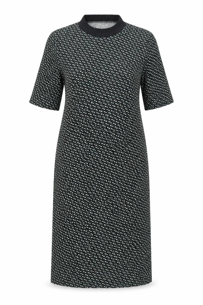 Next Women's Multicoloured Geometric Sheath Dress Size 18