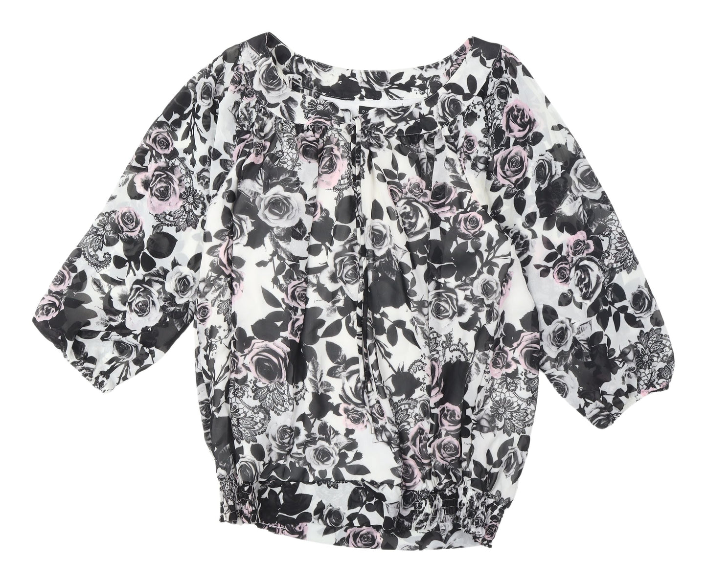 Womens UK Size 6 David Emanuel Multicoloured  Blouse