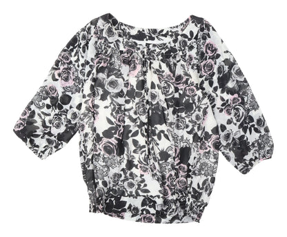 Womens UK Size 6 David Emanuel Multicoloured  Blouse