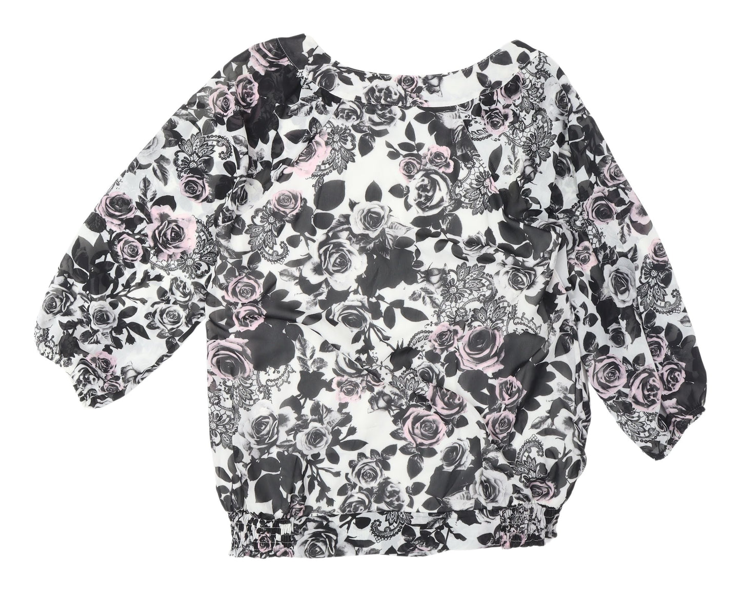 Womens UK Size 6 David Emanuel Multicoloured  Blouse