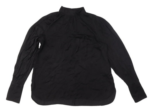 Womens UK Size 12 H&M Black  Blouse