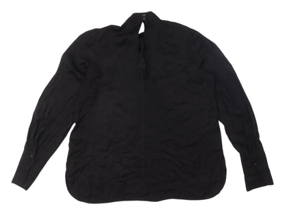 Womens UK Size 12 H&M Black  Blouse
