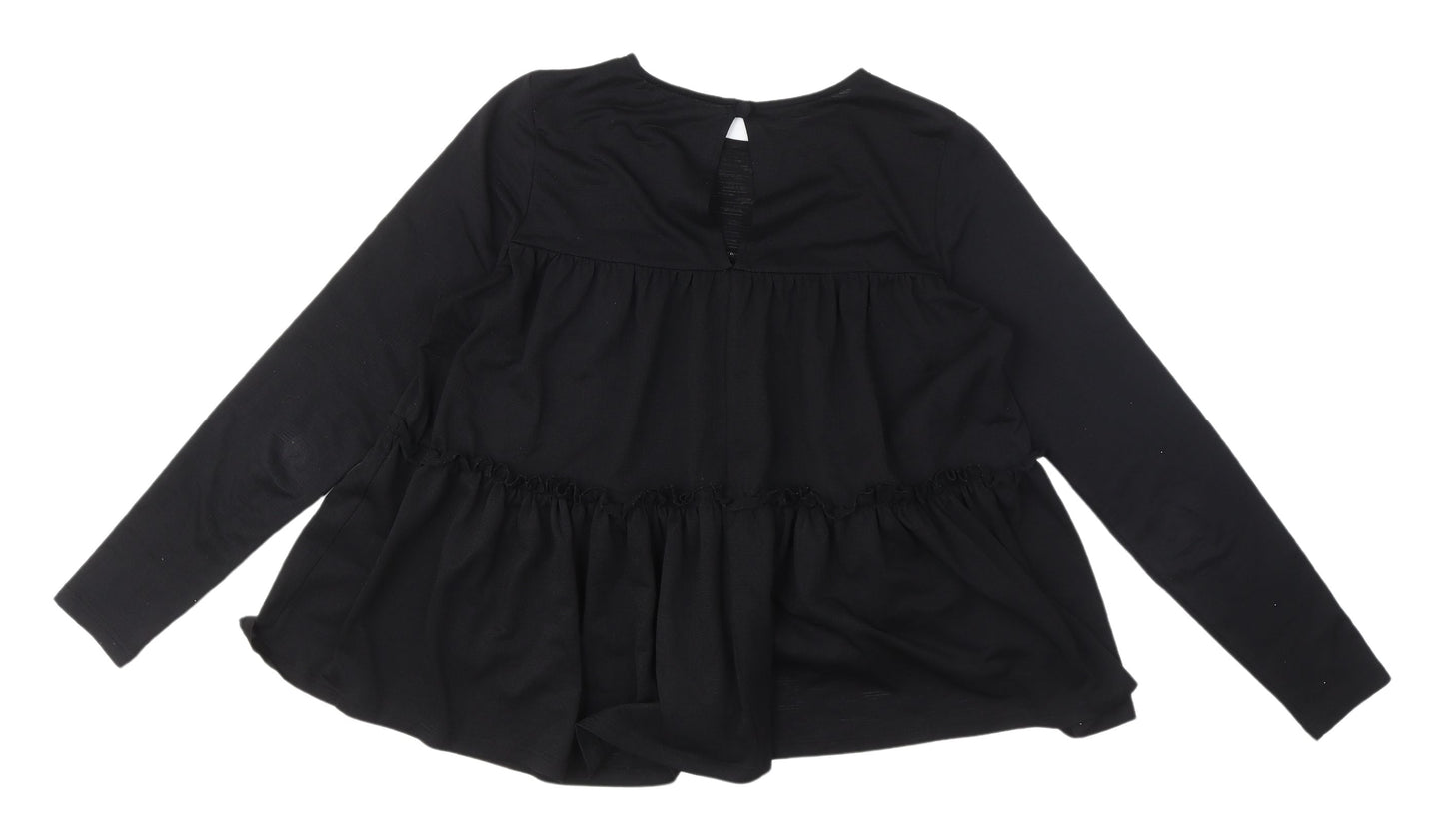 Womens UK Size 8 River Island Black  Blouse