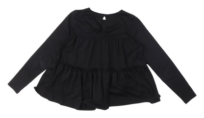 Womens UK Size 8 River Island Black  Blouse