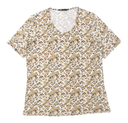 RP Women's Multicoloured Animal Print T-Shirt, Size 14-16