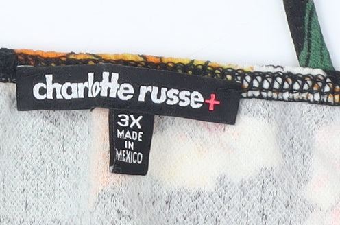 Womens UK Size 3XL Charlotte Russe Multicoloured  Tank