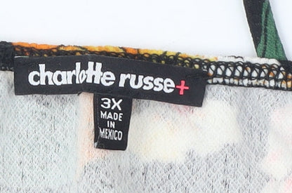 Womens UK Size 3XL Charlotte Russe Multicoloured  Tank
