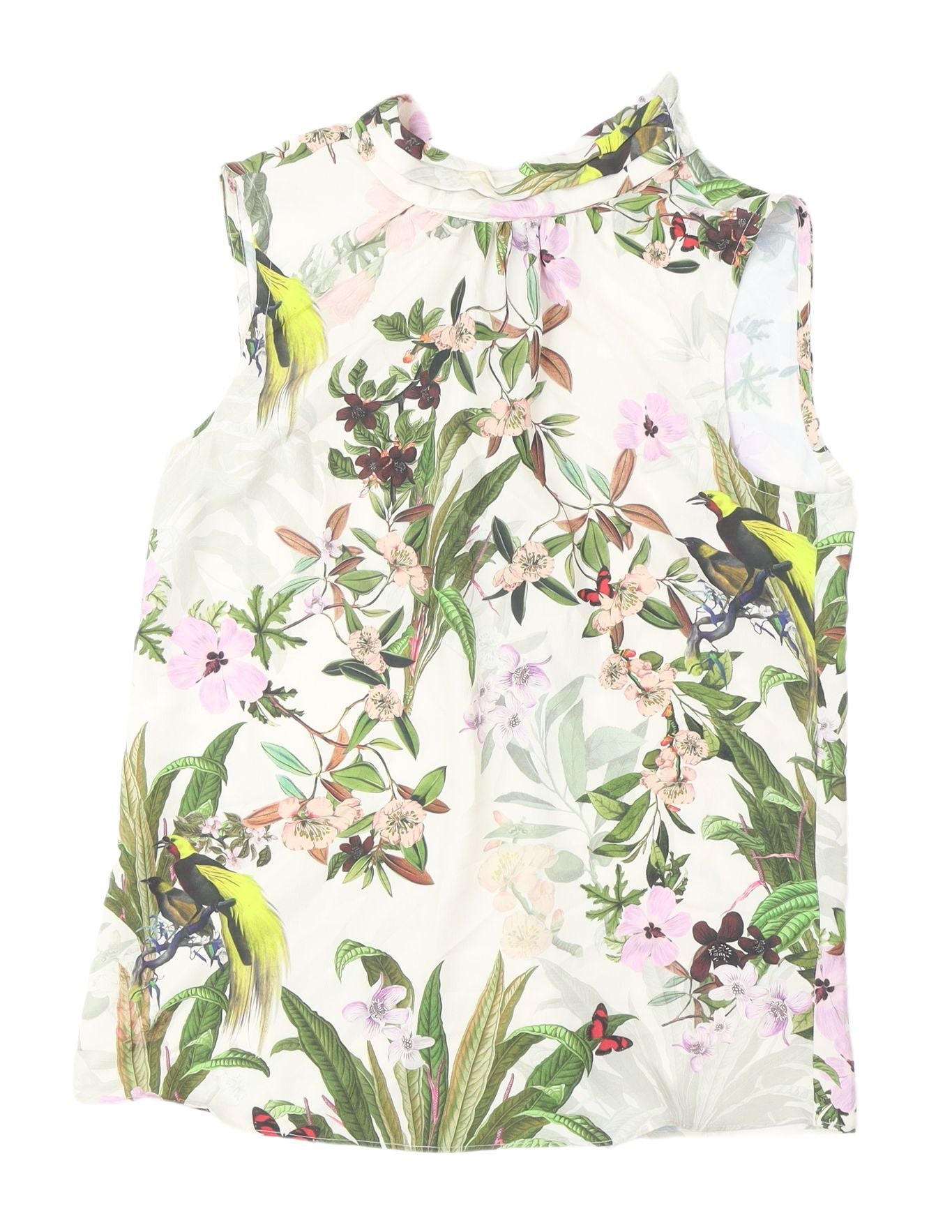 Womens UK Size XS H&M Multicoloured Basic Blouse