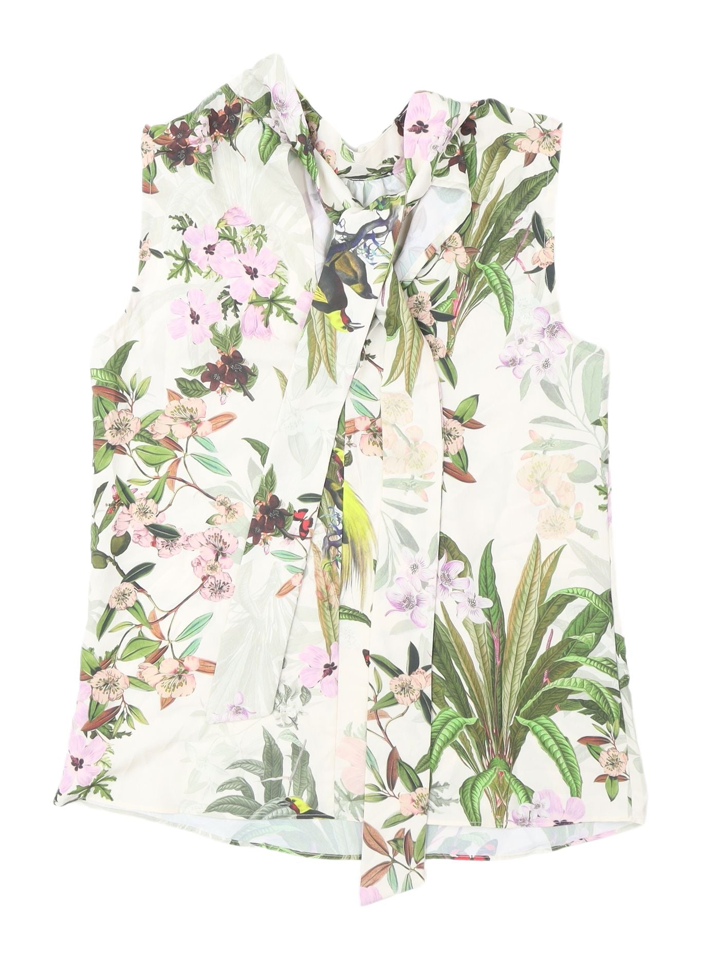 Womens UK Size XS H&M Multicoloured Basic Blouse