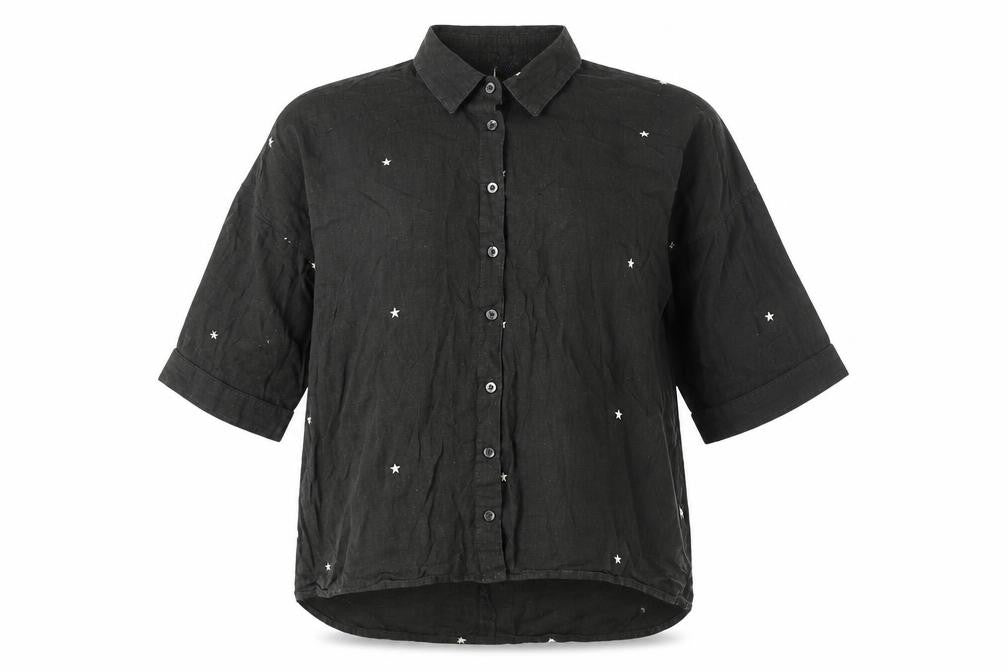 Womens UK Size S Zara Green Basic Button-Up
