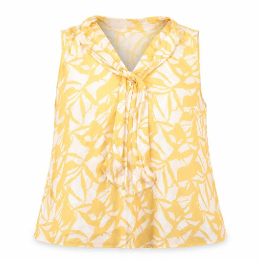 Womens UK Size 18 Marks and Spencer Yellow Camisole Blouse