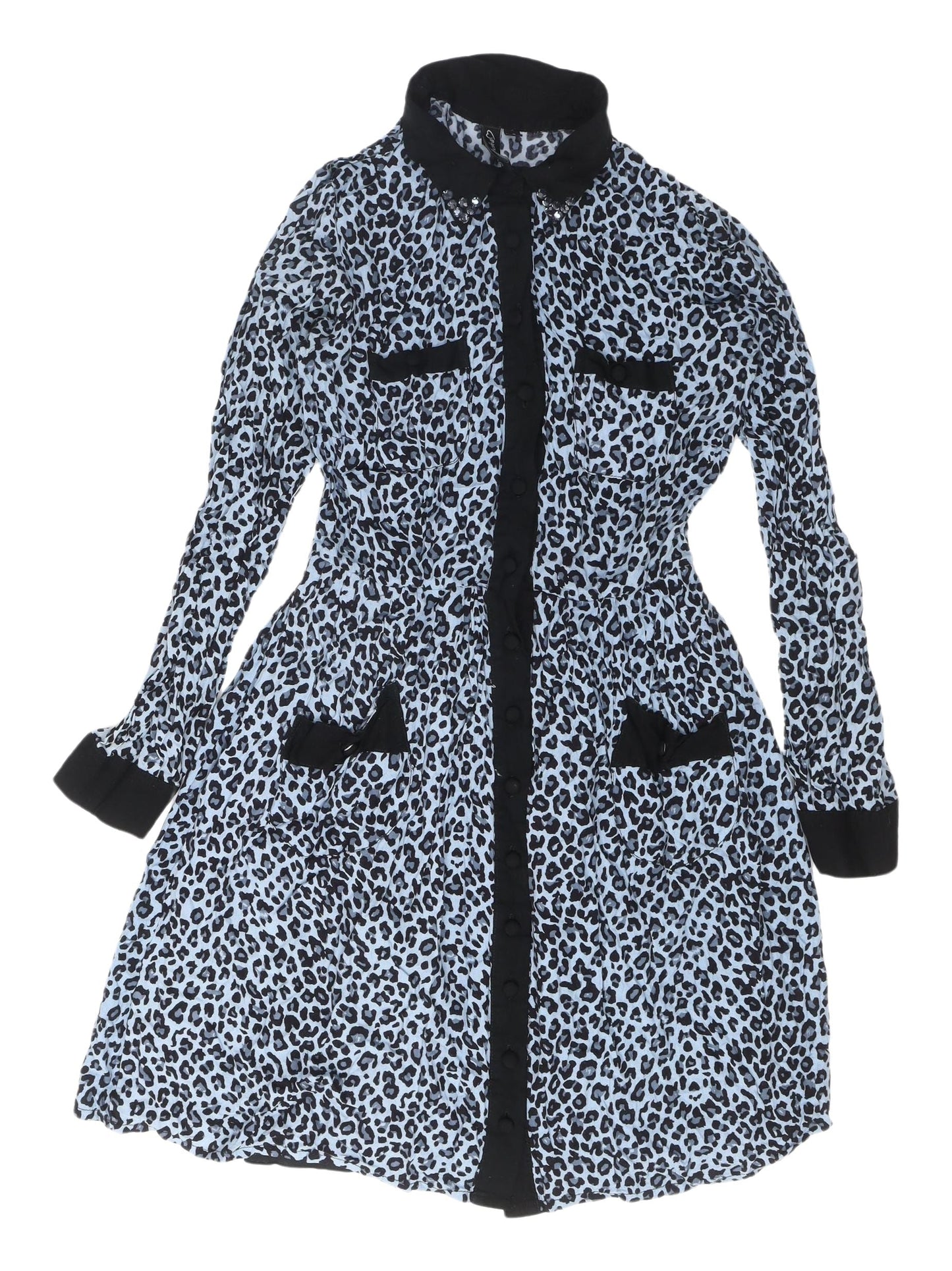 Ruby Rocks Women's Multicoloured Animal Print Shirt Dress S
