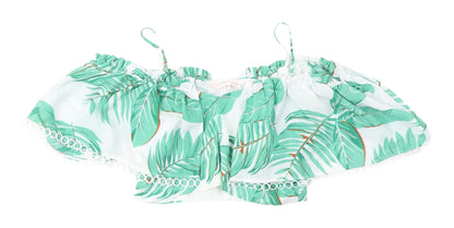 Womens UK Size M Love & Other Things Green Camisole Blouse