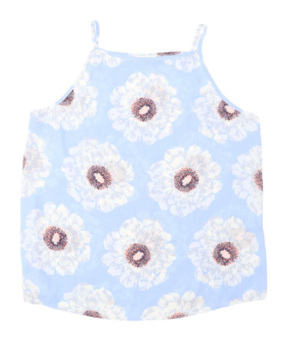 Womens UK Size 12 Warehouse Blue Camisole Tank