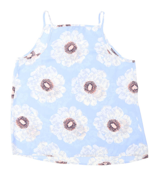 Womens UK Size 12 Warehouse Blue Camisole Tank