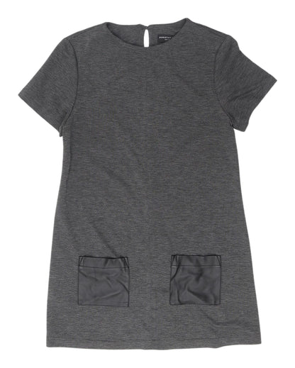 Dorothy Perkins Women's Grey Shift Dress Size 8
