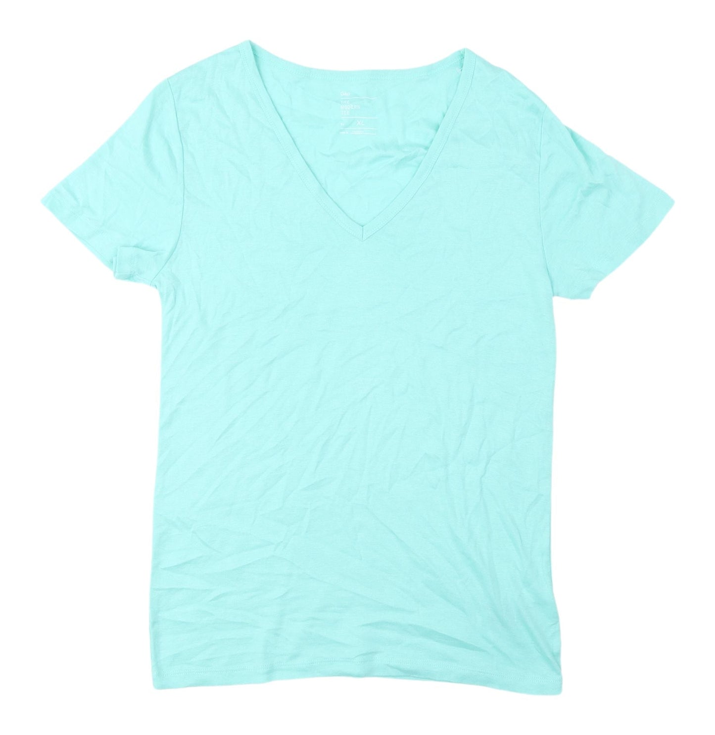 Womens UK Size XL Gap Blue Basic T-Shirt