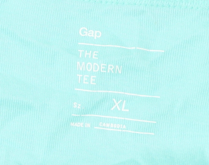 Womens UK Size XL Gap Blue Basic T-Shirt
