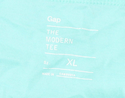 Womens UK Size XL Gap Blue Basic T-Shirt