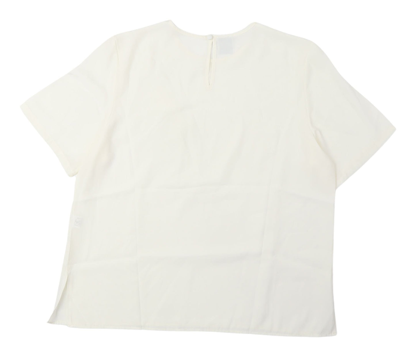 Elsie Whiteley Women's Ivory Basic Blouse, Size 16