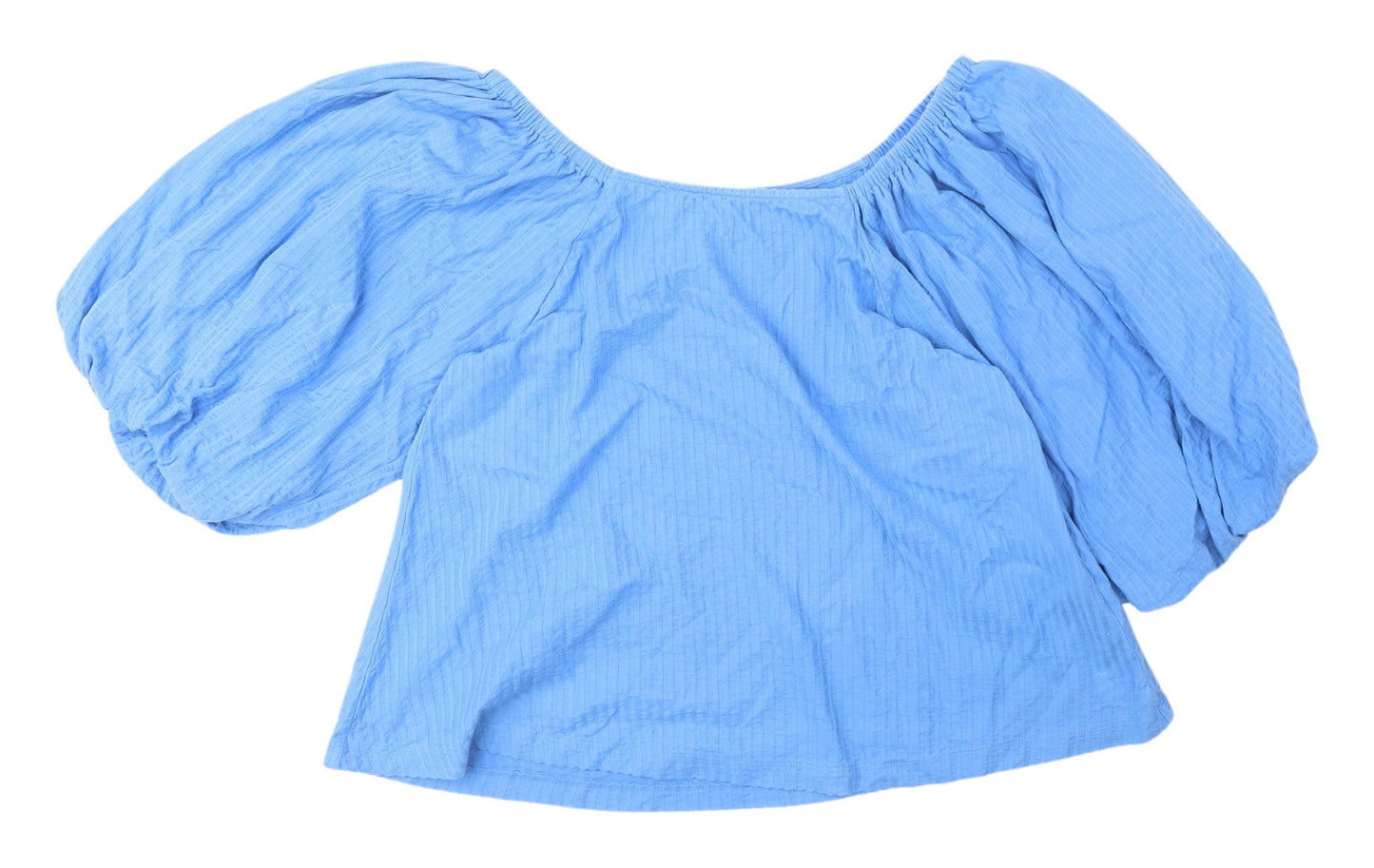 Womens UK Size 10 NEXT Blue Basic Blouse
