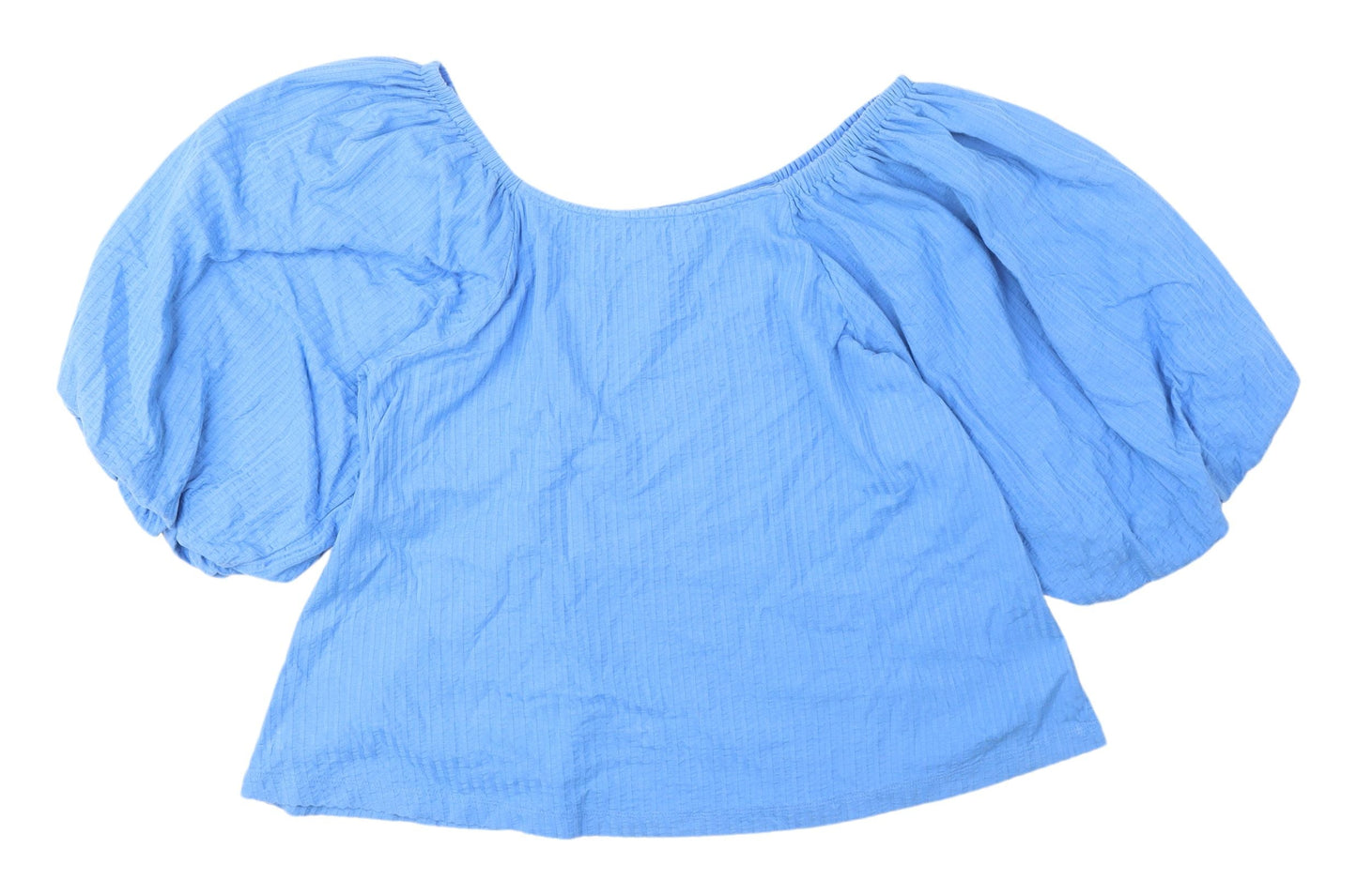 Womens UK Size 10 NEXT Blue Basic Blouse