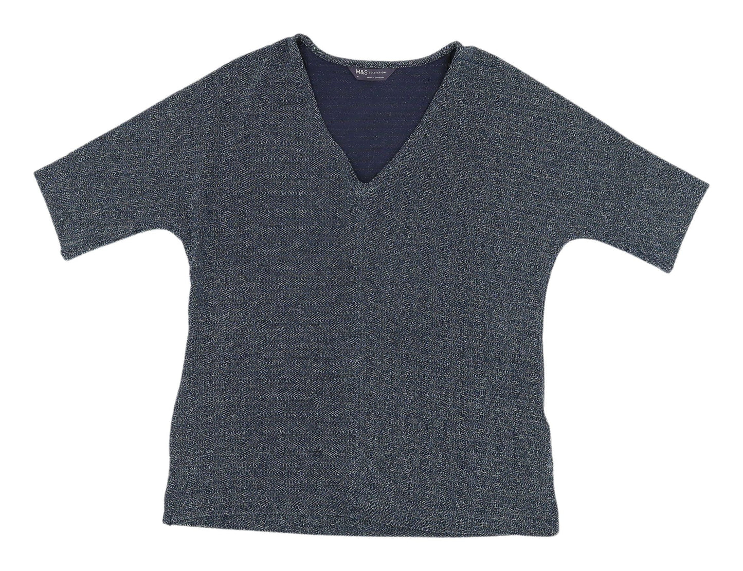 Womens UK Size M Marks and Spencer Multicoloured Basic T-Shirt