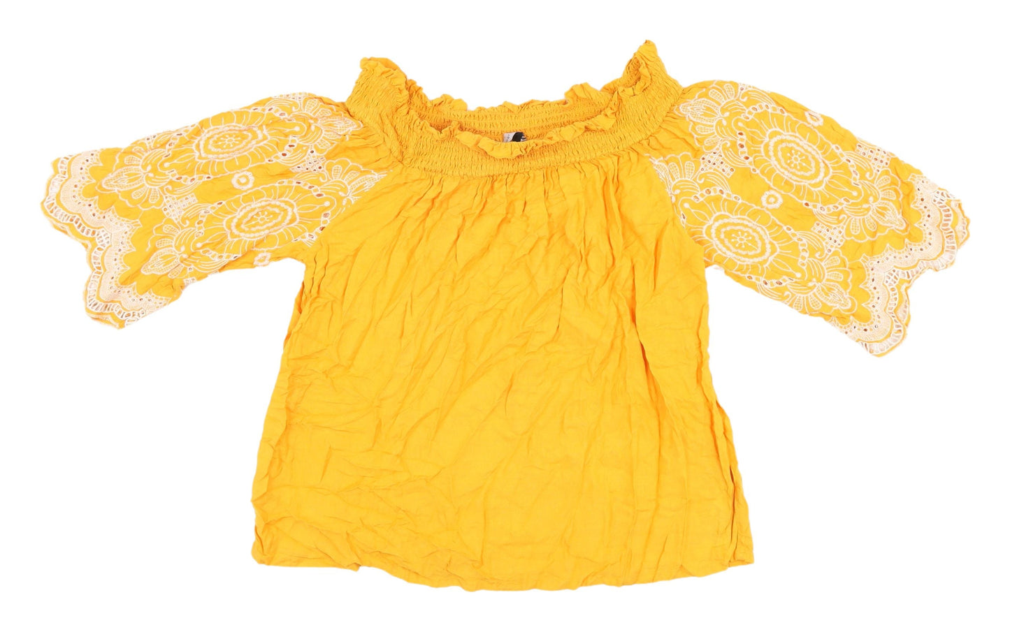 Womens UK Size 12 Marks and Spencer Yellow Camisole Blouse