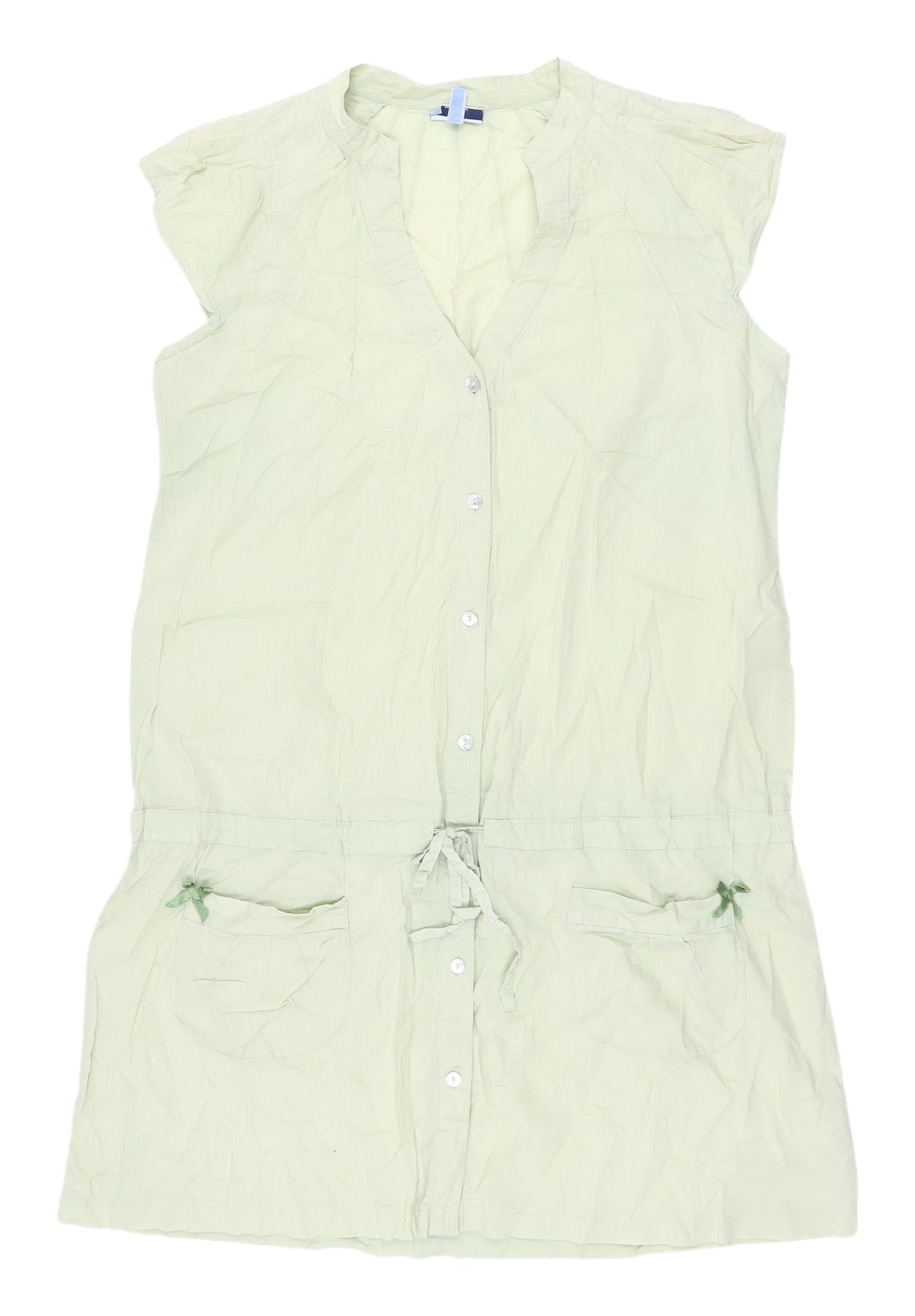 Oasis Green Shirt Dress, Size 12, Casual, Spring/Summer