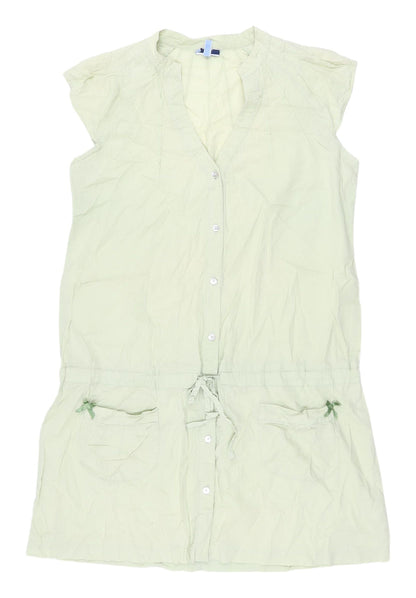 Oasis Green Shirt Dress, Size 12, Casual, Spring/Summer