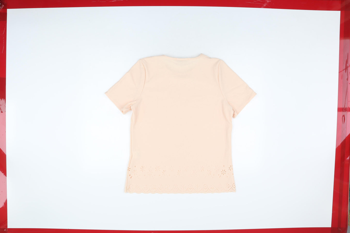 Womens UK Size L Pure & Natural Beige  T-Shirt