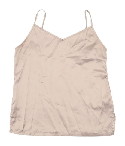 Womens UK Size 10 River Island Beige Camisole Tank