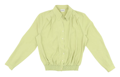Womens UK Size 12 Fosby Green Basic Button-Up